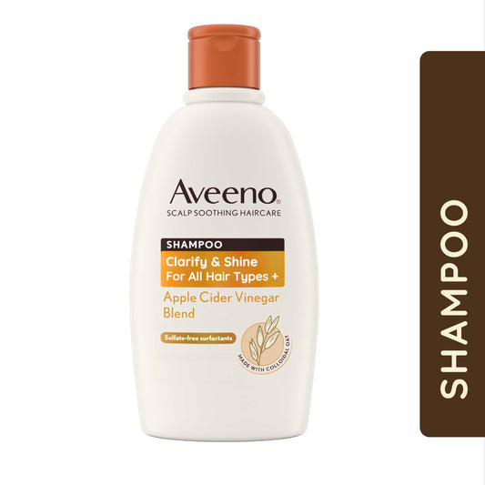 Aveeno Scalp Soothing Clarify & Shine Shampoo 300ml - Apple Cider Vinegar Blend