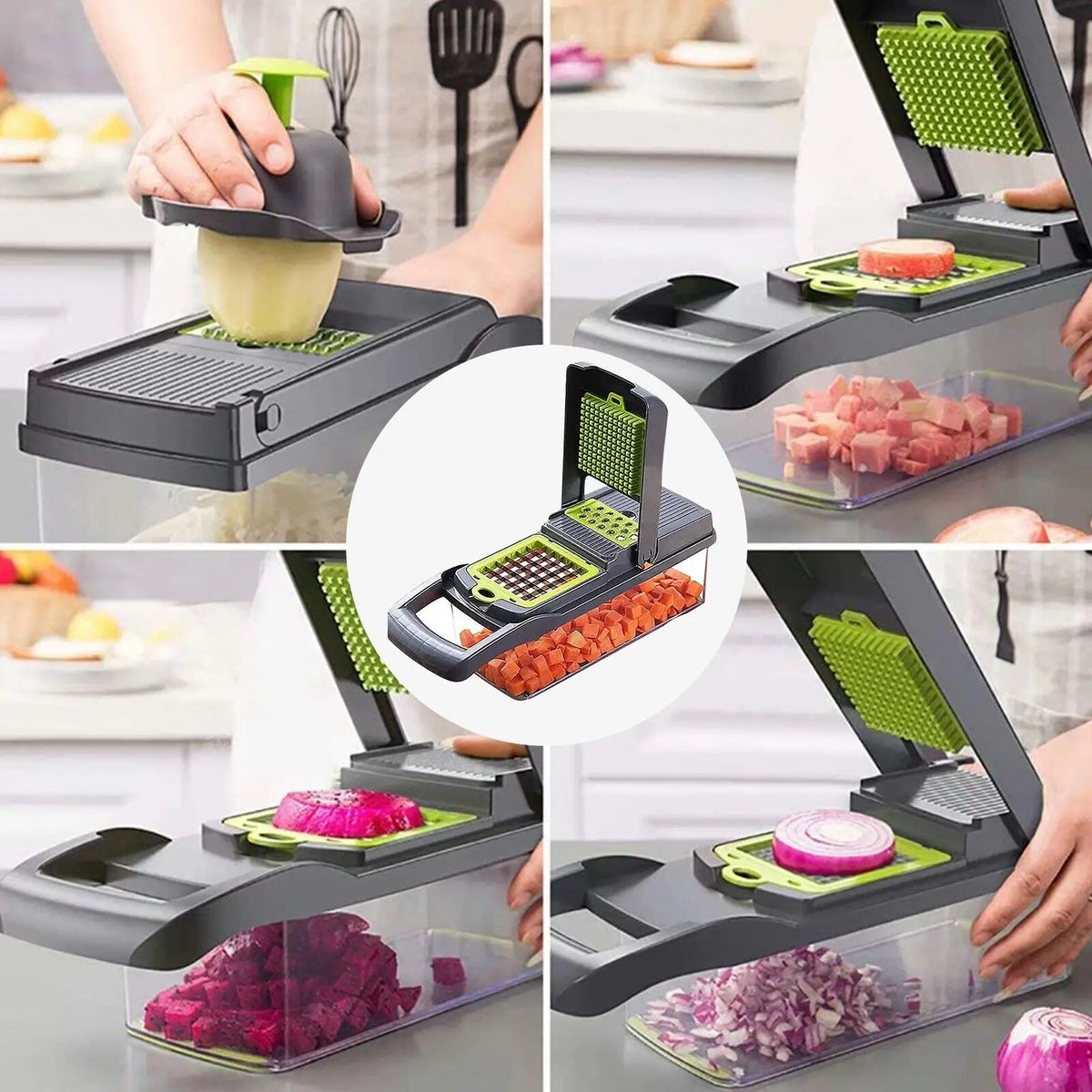 16-in-1 Vegetable Chopper and Salad Slicer