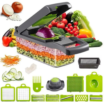 16-in-1 Vegetable Chopper and Salad Slicer