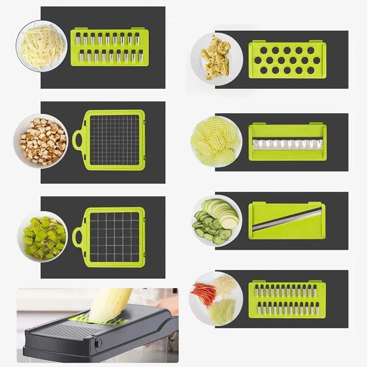 16-in-1 Vegetable Chopper and Salad Slicer