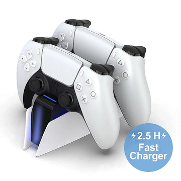 Zyvomart PS5 Type-C DualSense Charging Station Dual Dock Charger Stand