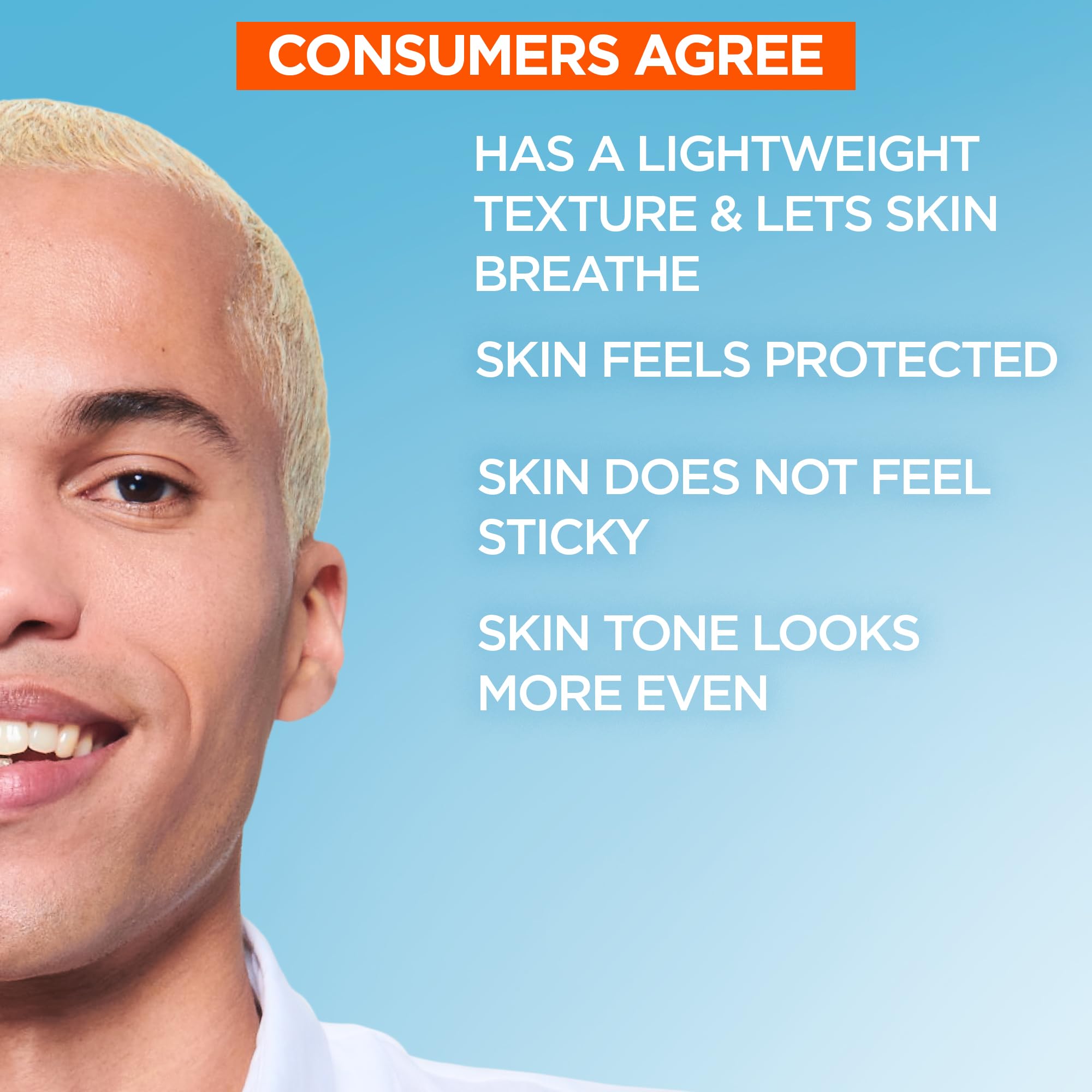 Garnier Vitamin C Daily UV Brightening Fluid Sheer Glow SPF50+ - Anti-Sun Damage Face & Neck Moisturizer - 40ml