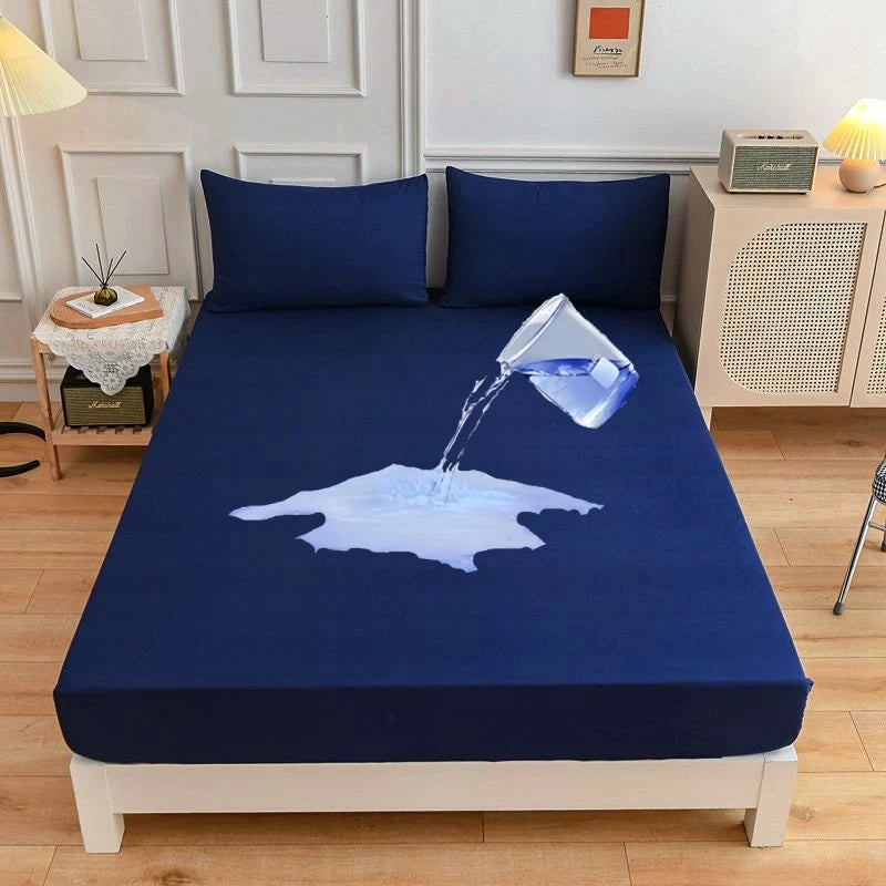 Waterproof Fitted Mattress Protector Soft Breathable Bedding Cover