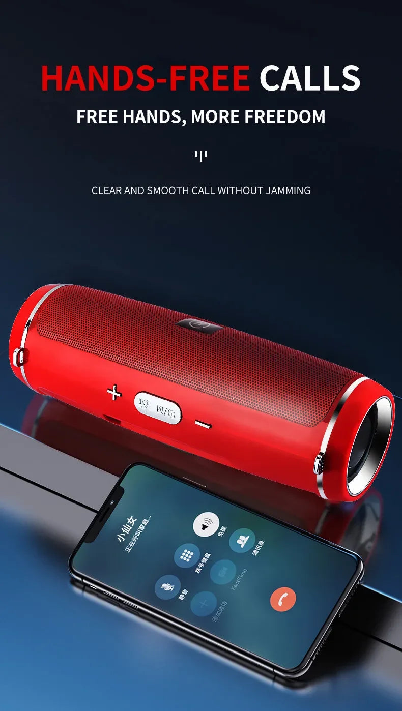 Zyvomart 200W Peak Power Portable Bluetooth Speaker IPX7 Waterproof Boom Box