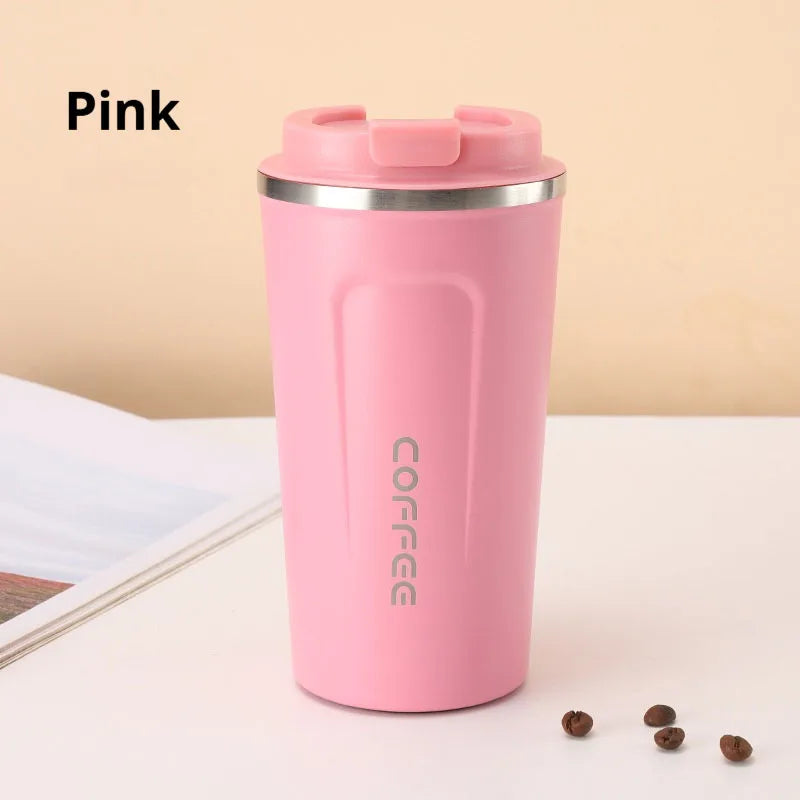 Insulated Stainless Steel Travel Coffee Mug and Car Tumbler