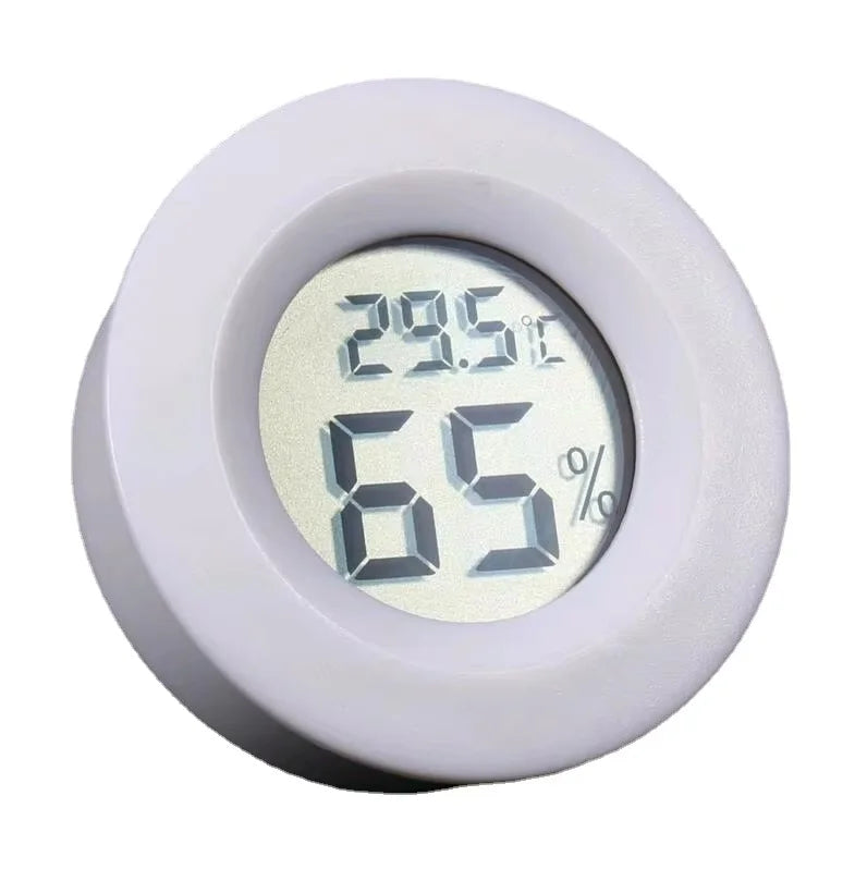 Mini Round Digital Hygrometer Thermometer with LCD Display