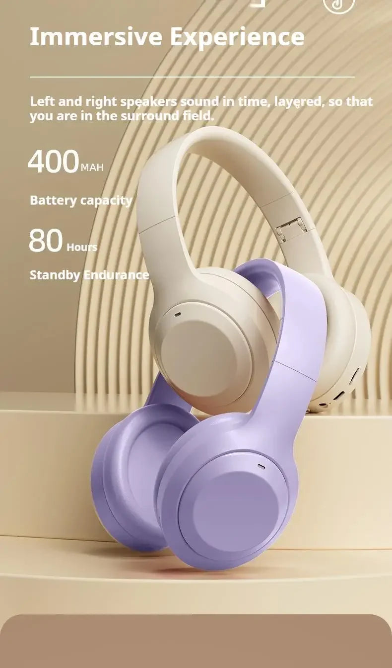 Zyvomart M5 Over Ear Wireless Bluetooth 5.3 HiFi Stereo Gaming Headphones