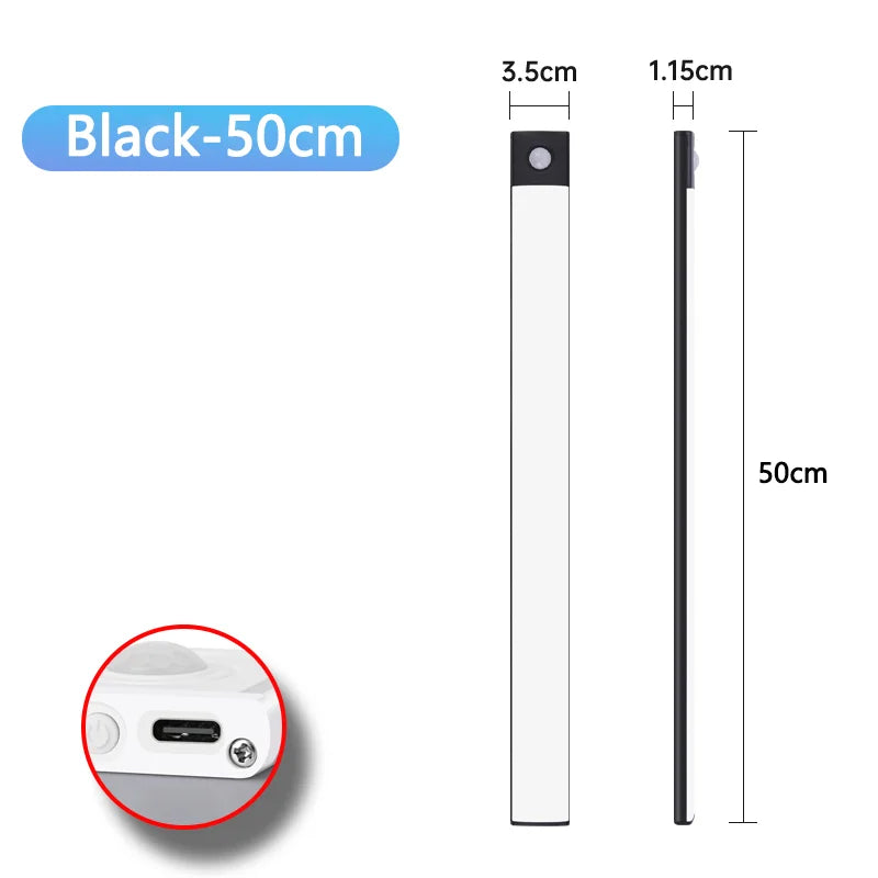 Wireless Motion Sensor LED Night Light and Rechargeable Under Cabinet Lamp