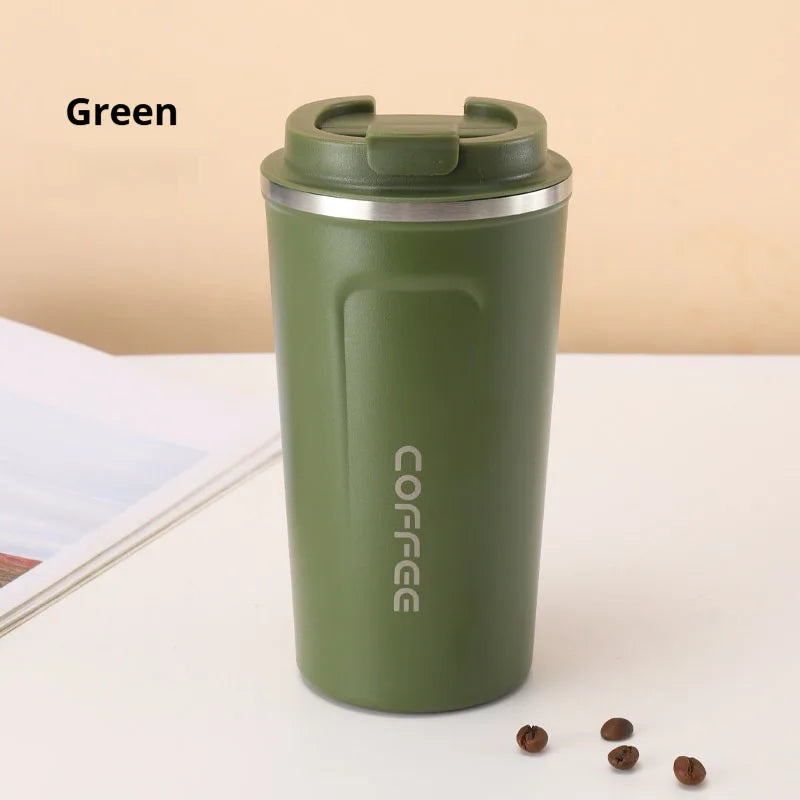 Insulated Stainless Steel Travel Coffee Mug and Car Tumbler