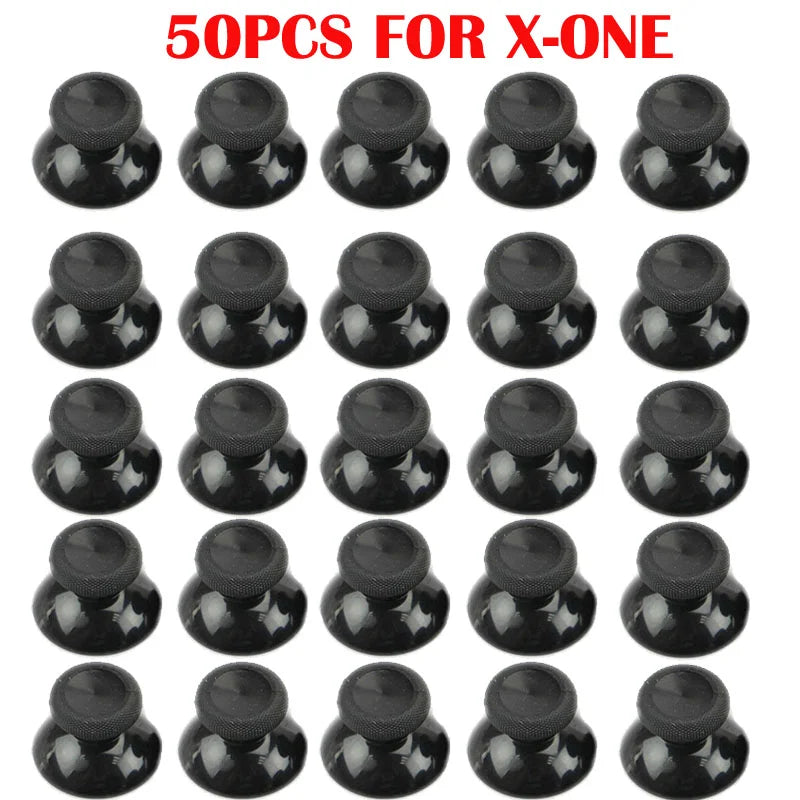 Zyvomart 50 Pcs Replacement Controller Analog Thumbstick Mushroom Grip Cap Cover