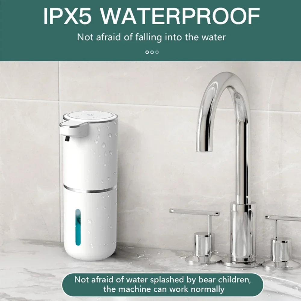 380ML Automatic Foam Soap Dispenser with USB Charging and Smart Sensor
