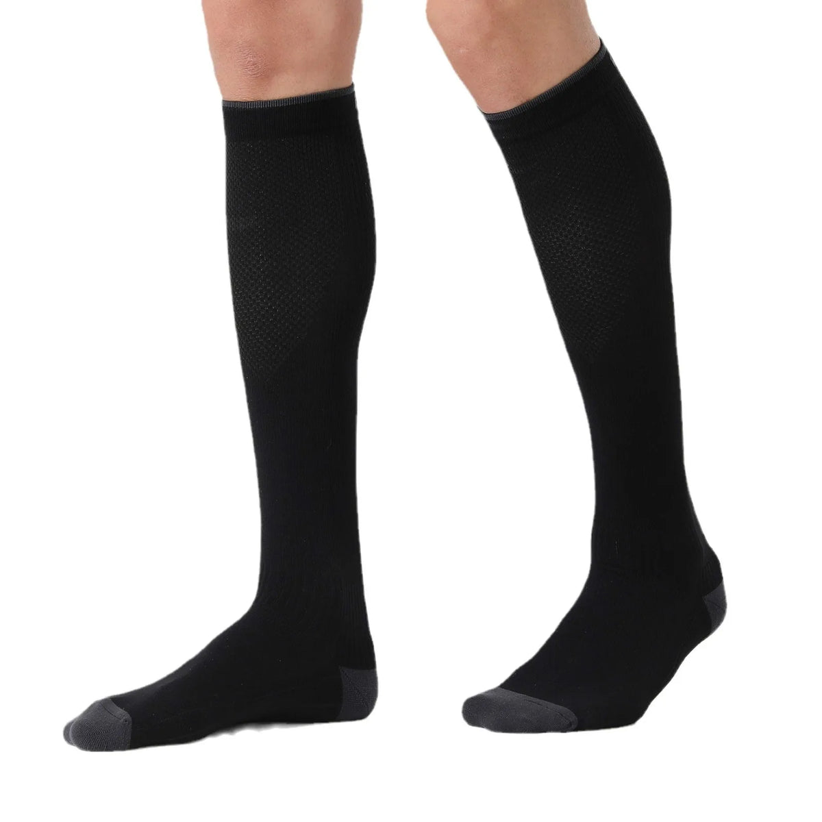 Zyvomart Unisex Knee High Graduated Compression Socks 20-30mmHg