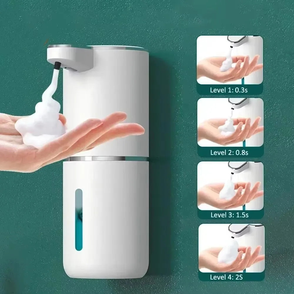 380ML Automatic Foam Soap Dispenser with USB Charging and Smart Sensor