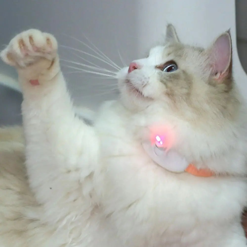 Zyvomart Smart Interactive Laser Cat-Teasing Collar - Anxiety Relief LED Infrared Toy