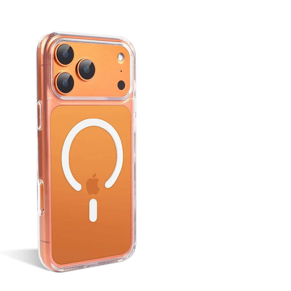 Clear Magnetic Phone Case for iPhone 17 16 15 14 13 12 11 Pro Max - Anti-Yellowing Cover Compatible with MagSafe