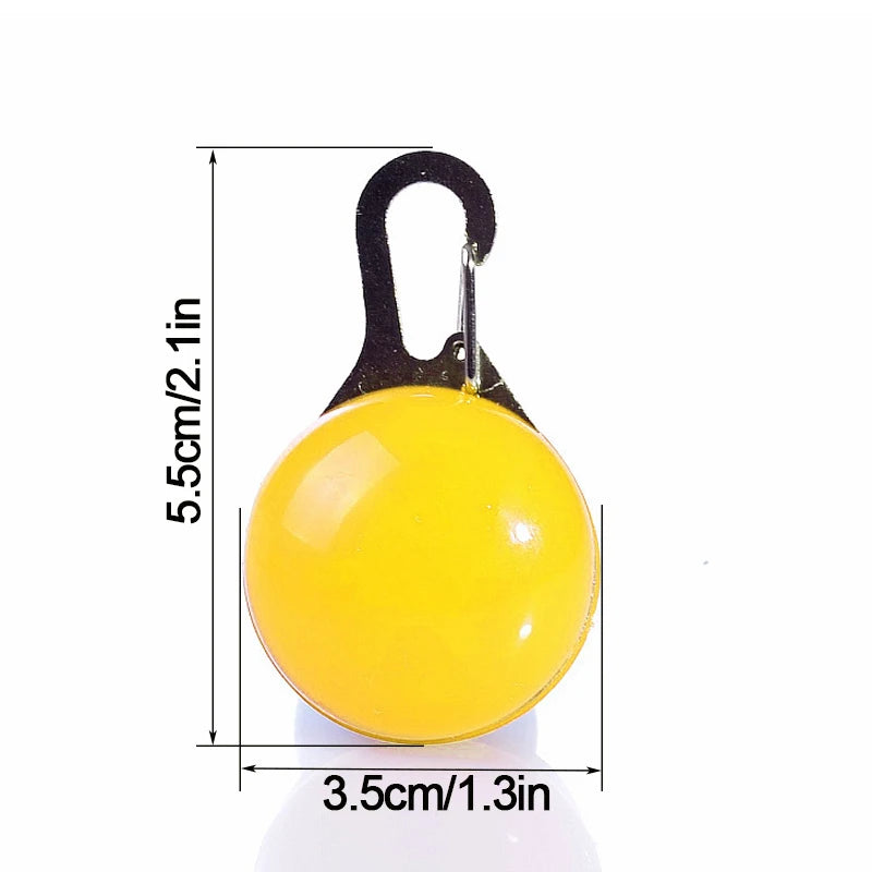 Zyvomart USB Rechargeable Glowing LED Pet Collar - Luxury Detachable Bright Night Safety Light
