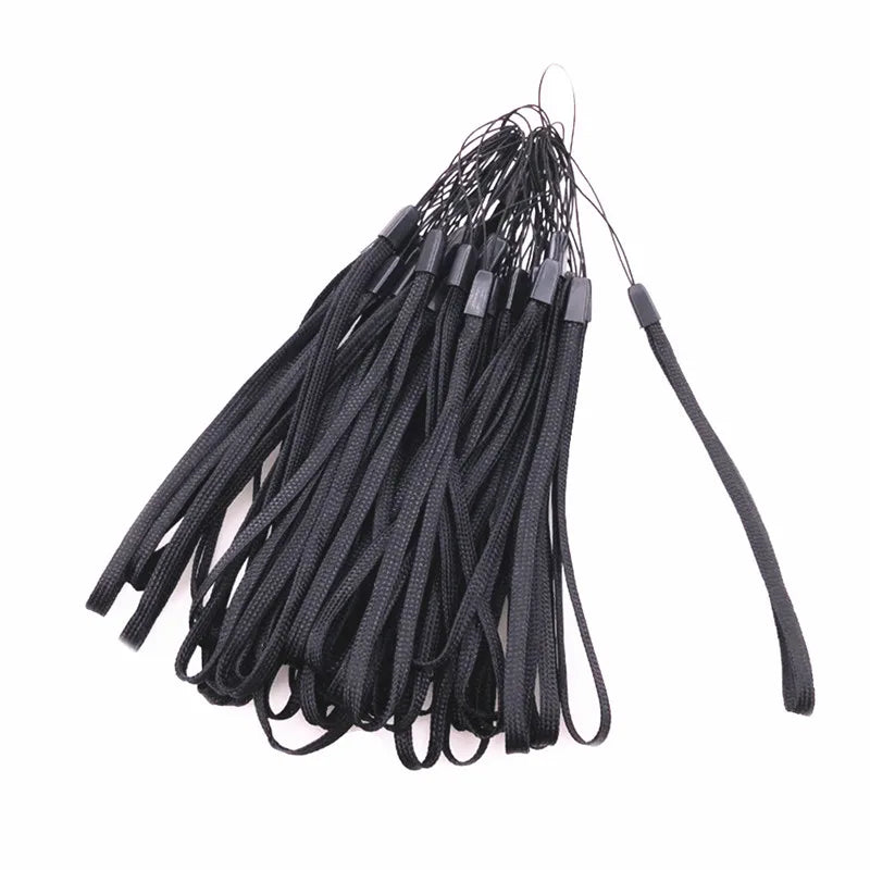 Zyvomart 50Pcs Multicolor Hand Wrist Strap Lanyard String for Mobile Phone