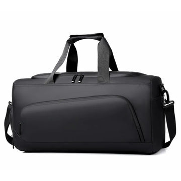Zyvomart Large Capacity Sports Gym Bag Portable Travel Duffel with Shoe Storage