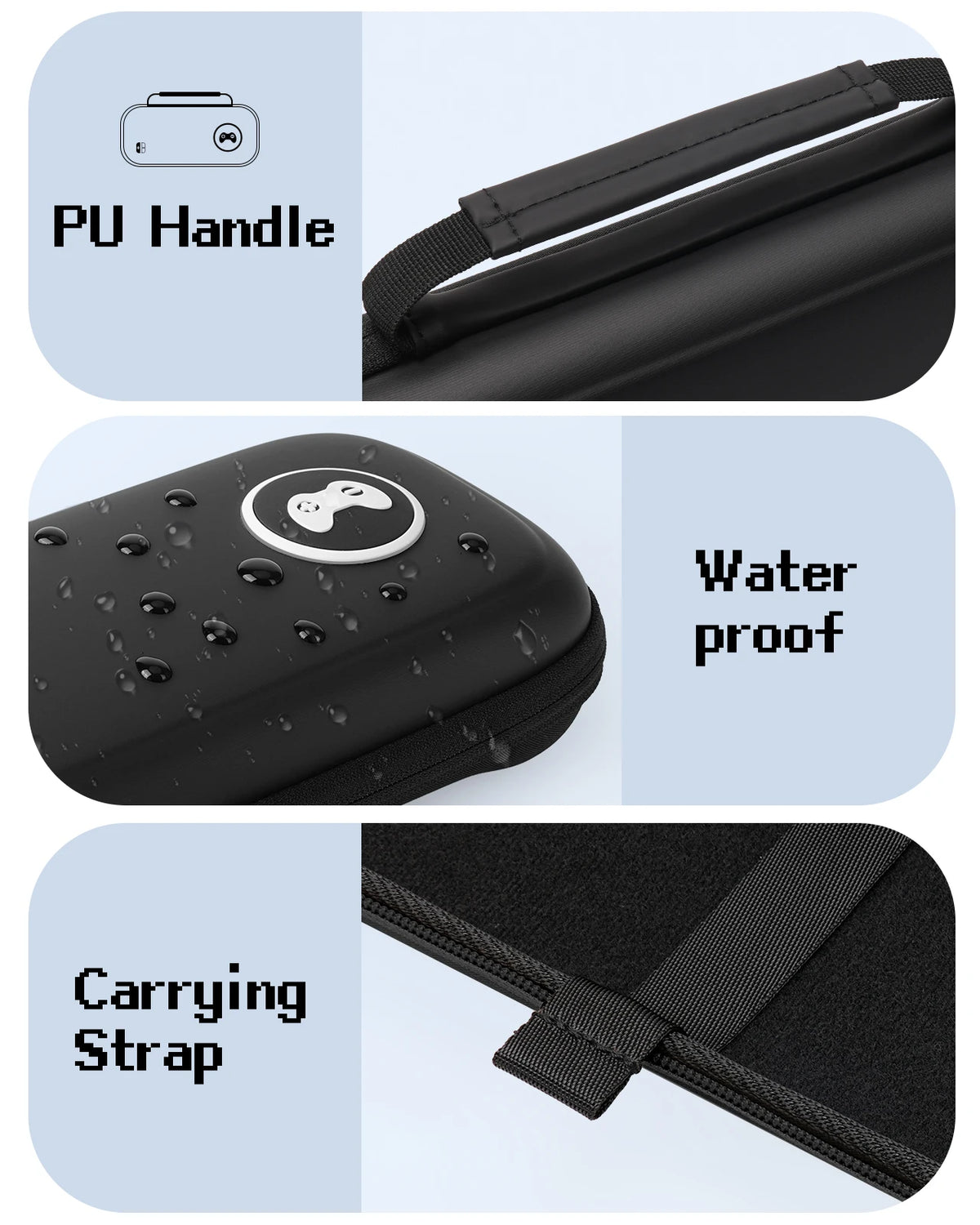 Zyvomart Waterproof Travel Carrying Case for Nintendo Switch 2 & Switch OLED