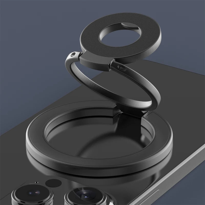 MagSafe Double Sided Magnetic Phone Ring Holder Folding Stand Grip Bracket