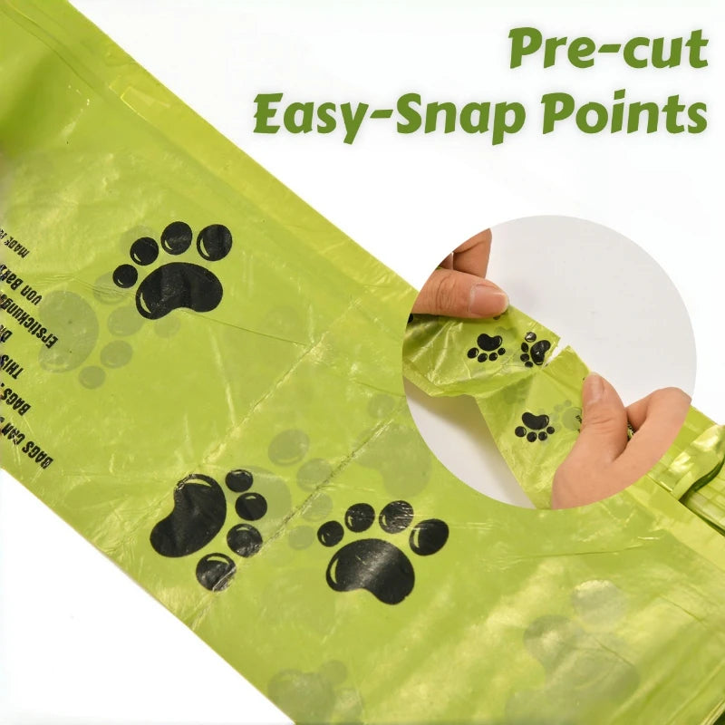 Zyvomart 900PCS Biodegradable Poop Bags Thickened Leakproof Pet Waste Cleanup Bags
