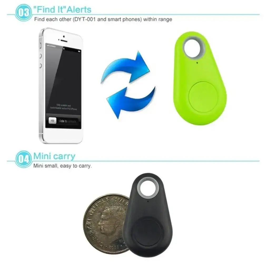 Wireless Mini Bluetooth GPS Tracker and Anti-Lost Smart TagIndoor Weather Station