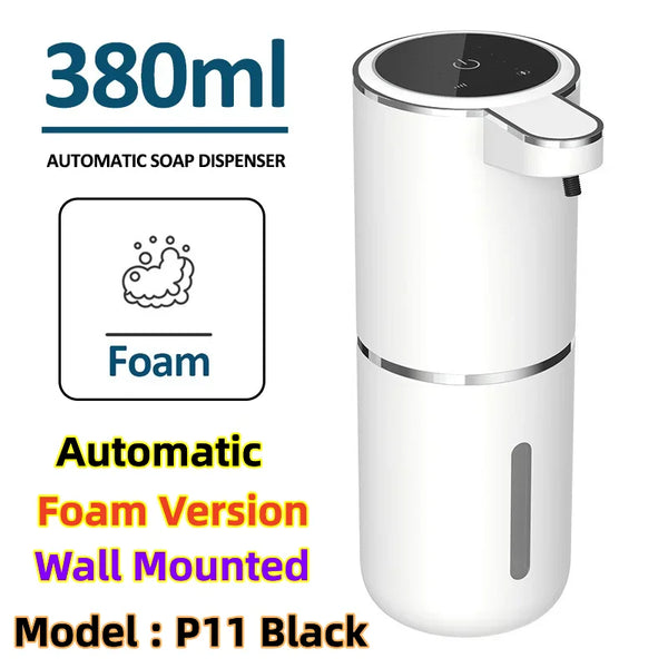 380ML Automatic Foam Soap Dispenser with USB Charging and Smart Sensor