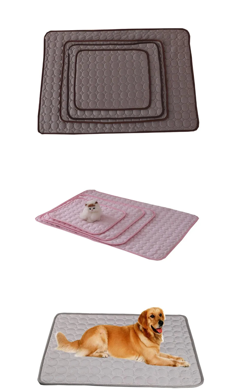 Zyvomart Extra-Large Dog Cooling Mat - Summer Pet Ice Pad & Durable Sofa Blanket