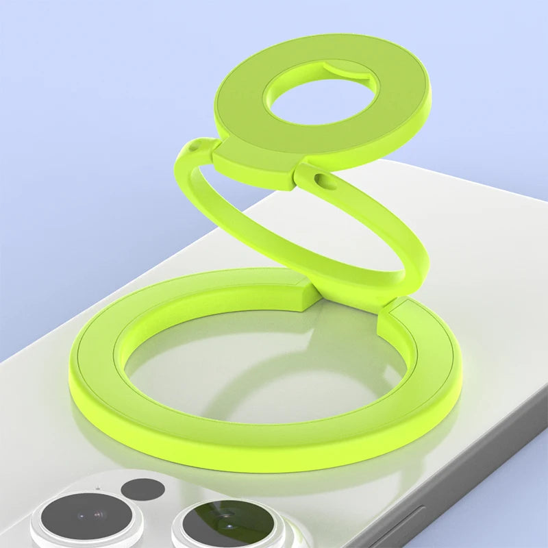 MagSafe Double Sided Magnetic Phone Ring Holder Folding Stand Grip Bracket