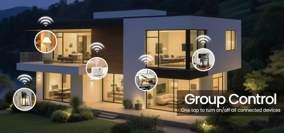 Tuya WiFi Smart Plug with Power Monitoring and Voice Control
