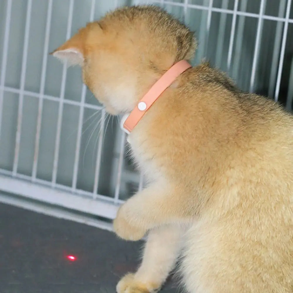 Zyvomart Smart Interactive Laser Cat-Teasing Collar - Anxiety Relief LED Infrared Toy