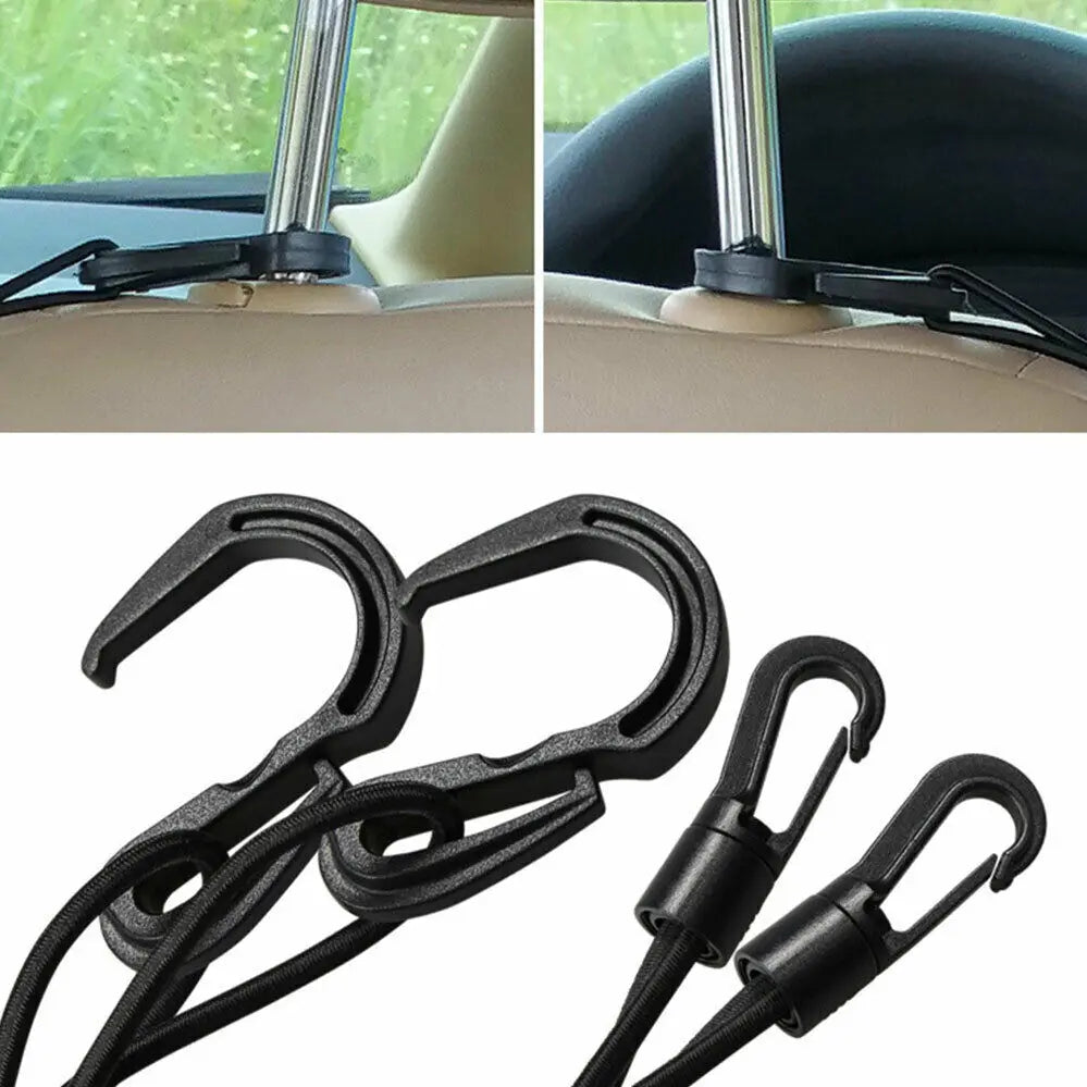 Zyvomart 3-Layer Elastic Mesh Car Storage Net Bag - Auto Interior Seat Organizer & Pet Barrier