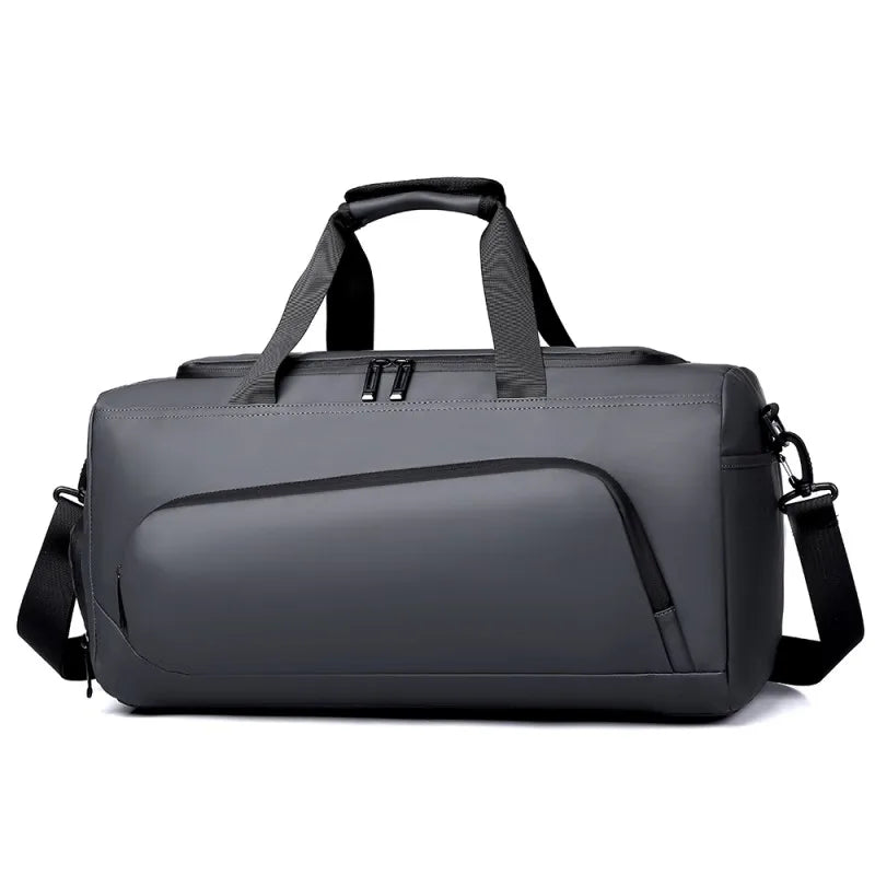 Zyvomart Large Capacity Sports Gym Bag Portable Travel Duffel with Shoe Storage