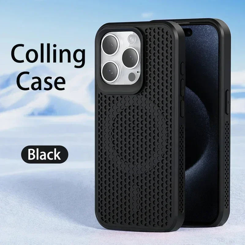 Cooling Heat Dissipation Magnetic Case for iPhone 11-17 Pro Max