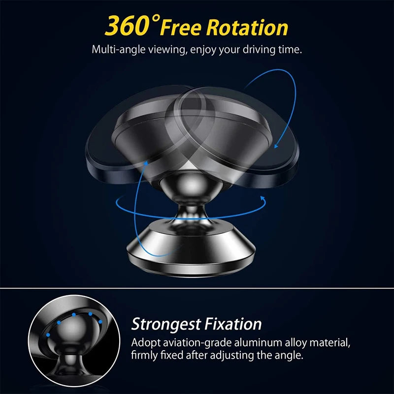 Zyvomart Universal Magnetic Car Phone Holder Dashboard Mount GPS Stand