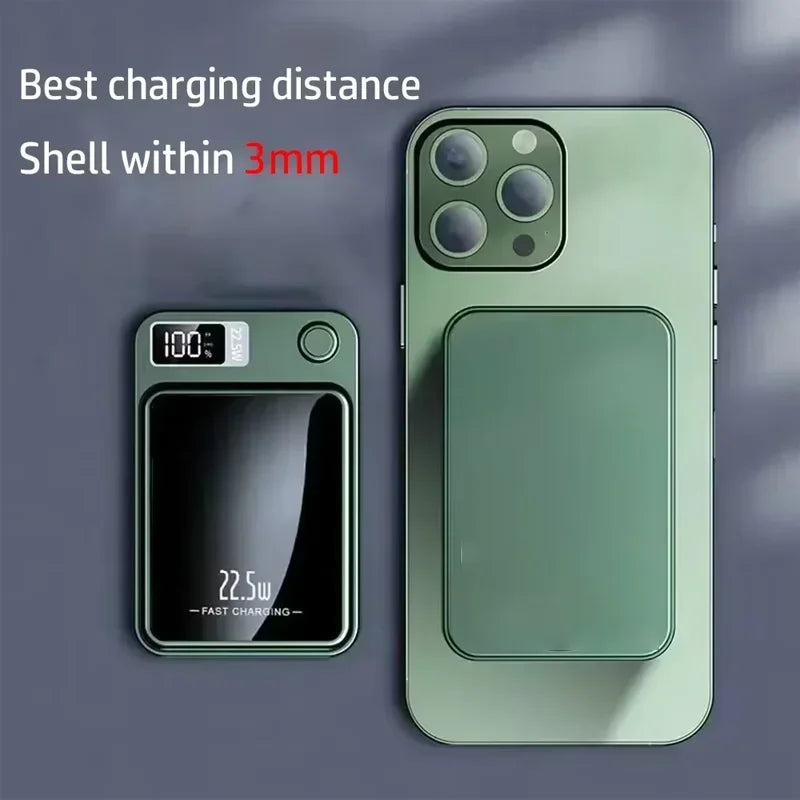 Lenovo Magnetic Wireless Power Bank and Fast Portable Charger