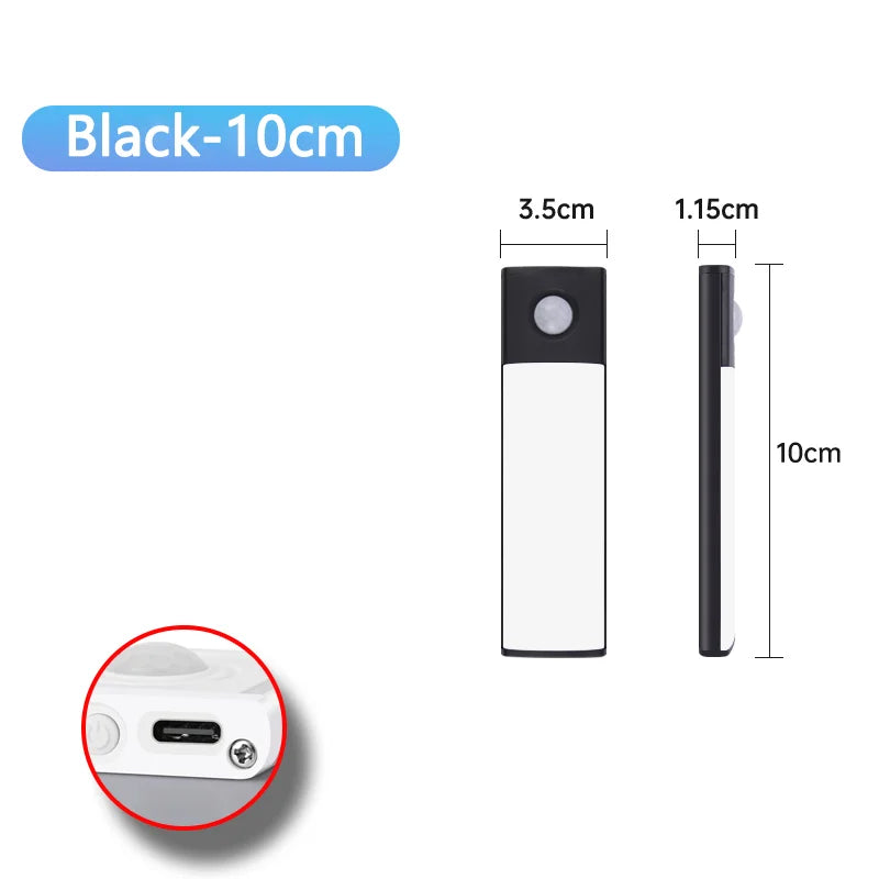 Wireless Motion Sensor LED Night Light and Rechargeable Under Cabinet Lamp