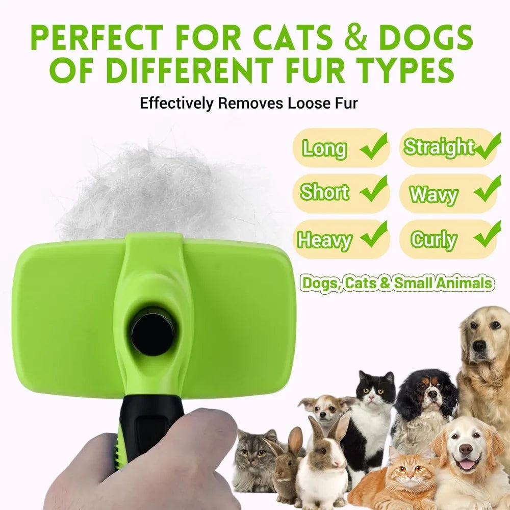 Zyvomart Cat Corner Scratcher Self Groomer with Catnip - Wall Corner Massage Comb & Hair Grooming Brush