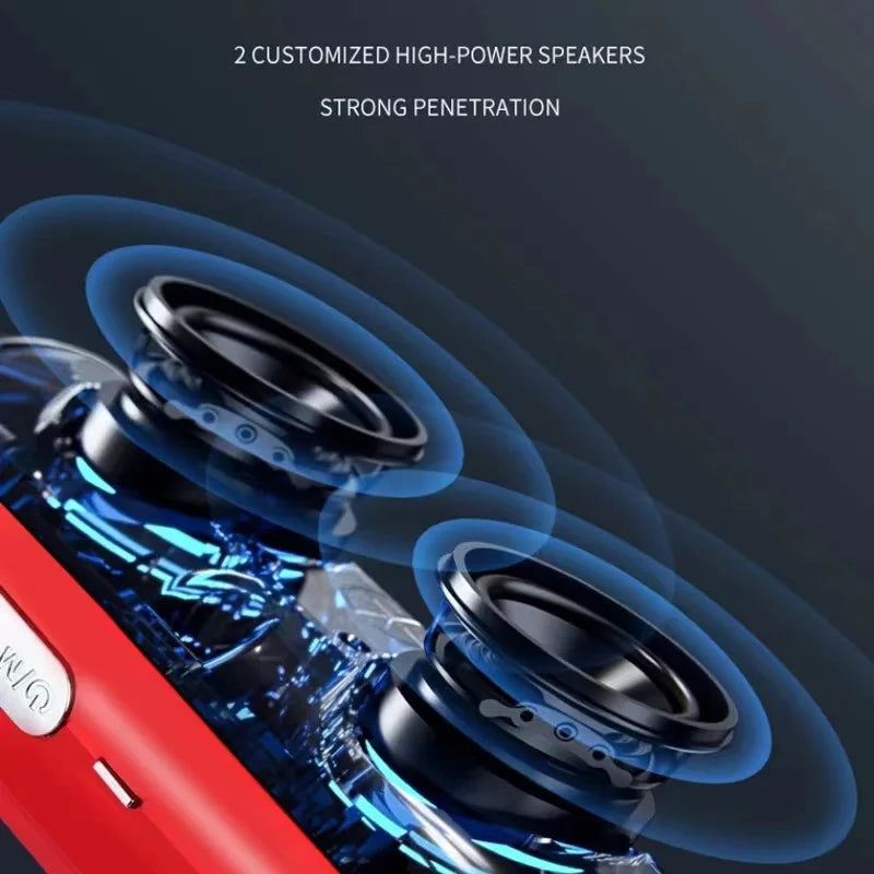 Zyvomart 200W Peak Power Portable Bluetooth Speaker IPX7 Waterproof Boom Box