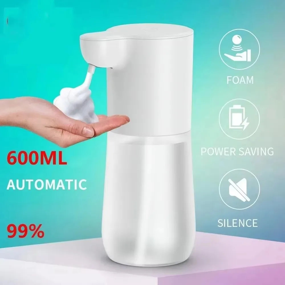 380ML Automatic Foam Soap Dispenser with USB Charging and Smart Sensor