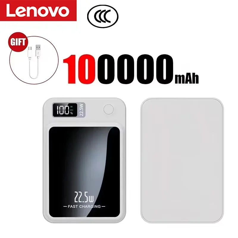 Lenovo Magnetic Wireless Power Bank and Fast Portable Charger