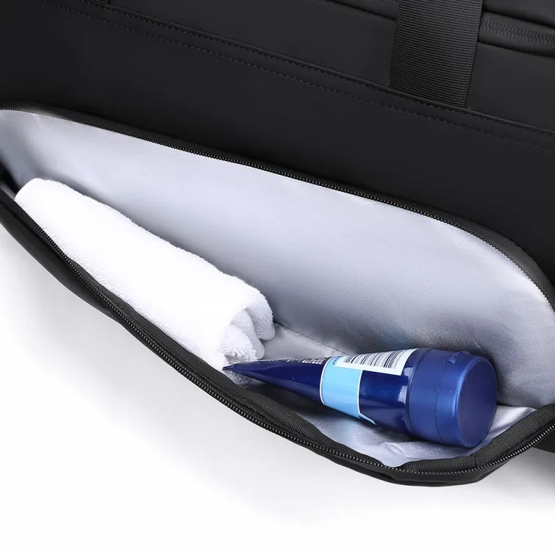 Zyvomart Large Capacity Sports Gym Bag Portable Travel Duffel with Shoe Storage