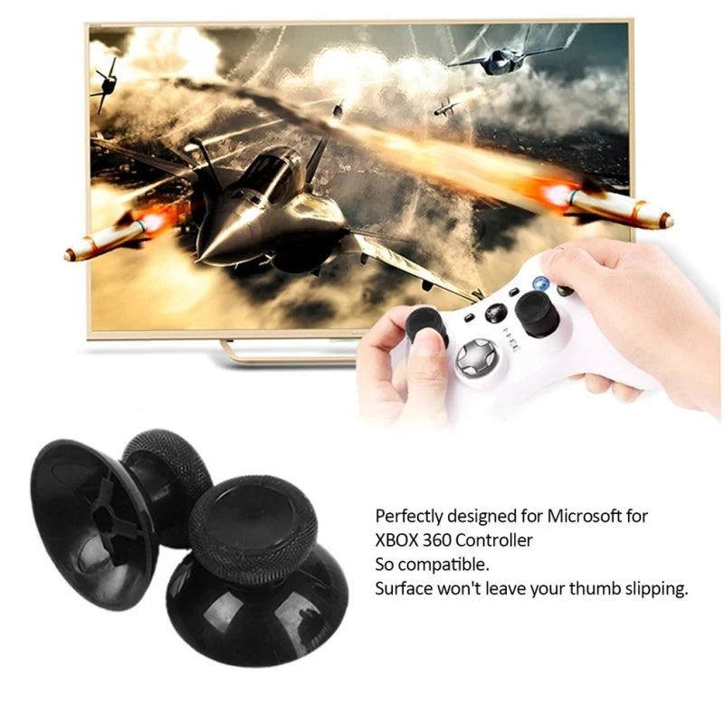 Zyvomart 50 Pcs Replacement Controller Analog Thumbstick Mushroom Grip Cap Cover