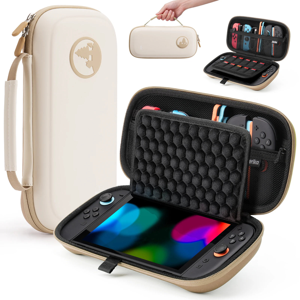 Zyvomart Waterproof Travel Carrying Case for Nintendo Switch 2 & Switch OLED