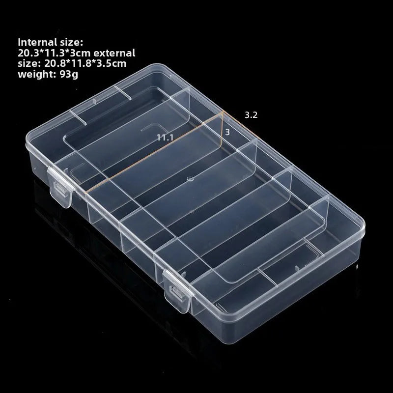 Zyvomart Transparent Data Cable Organizer Box Dustproof Desk Clutter Case