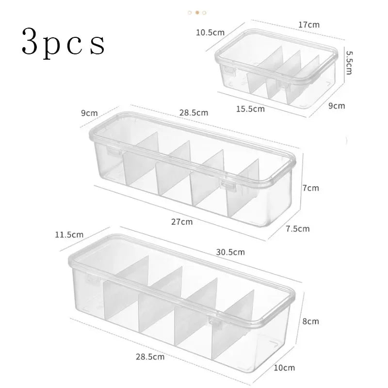Zyvomart Transparent Data Cable Organizer Box Dustproof Desk Clutter Case