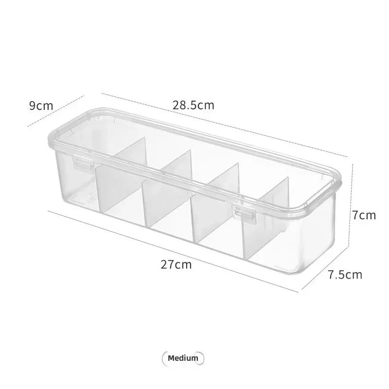 Zyvomart Transparent Data Cable Organizer Box Dustproof Desk Clutter Case