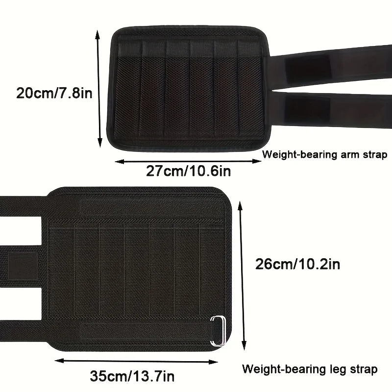 Zyvomart 4Pcs Adjustable Ankle Wrist Weights Weight Bearing Sandbags