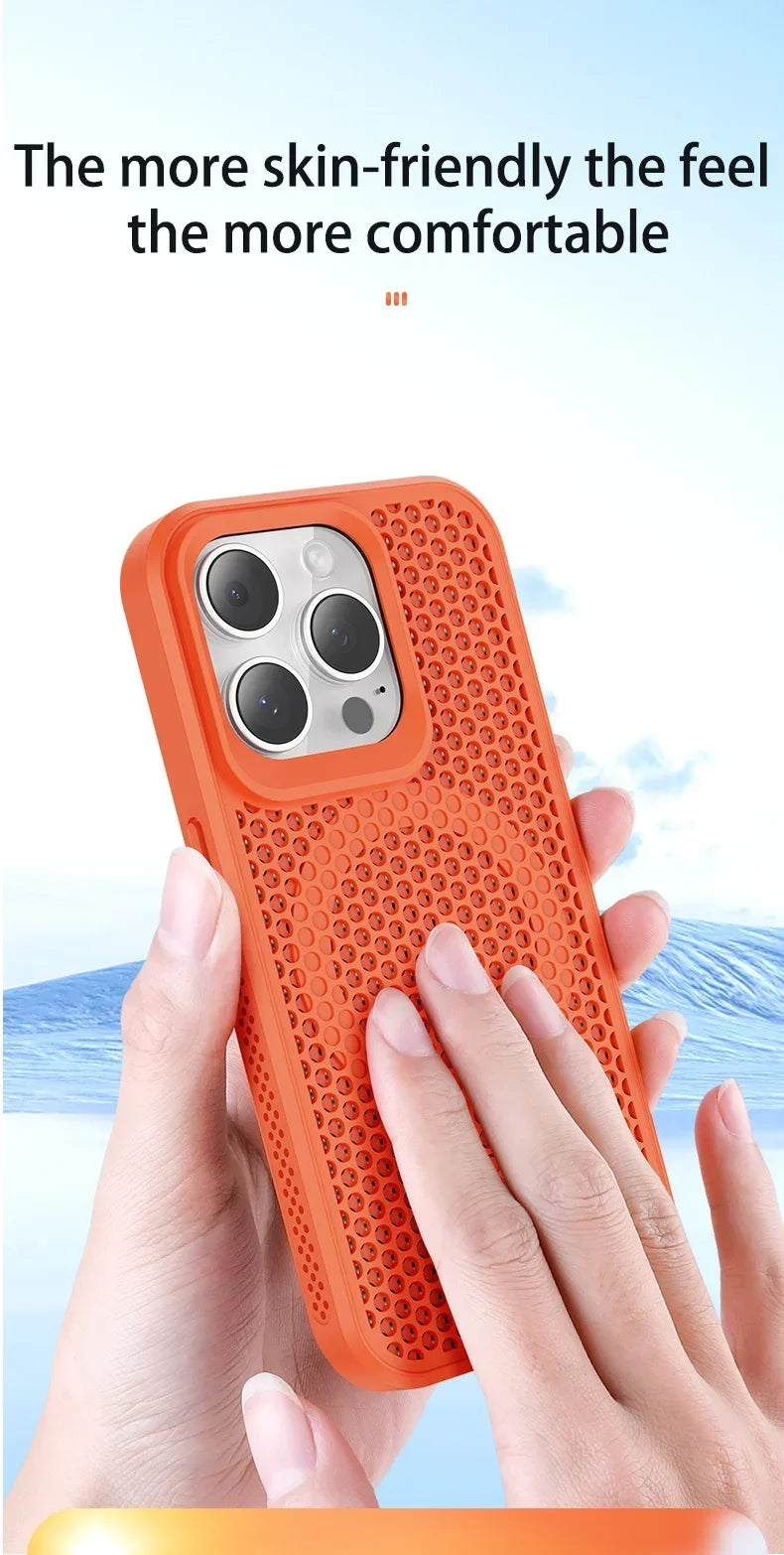 Cooling Heat Dissipation Magnetic Case for iPhone 11-17 Pro Max