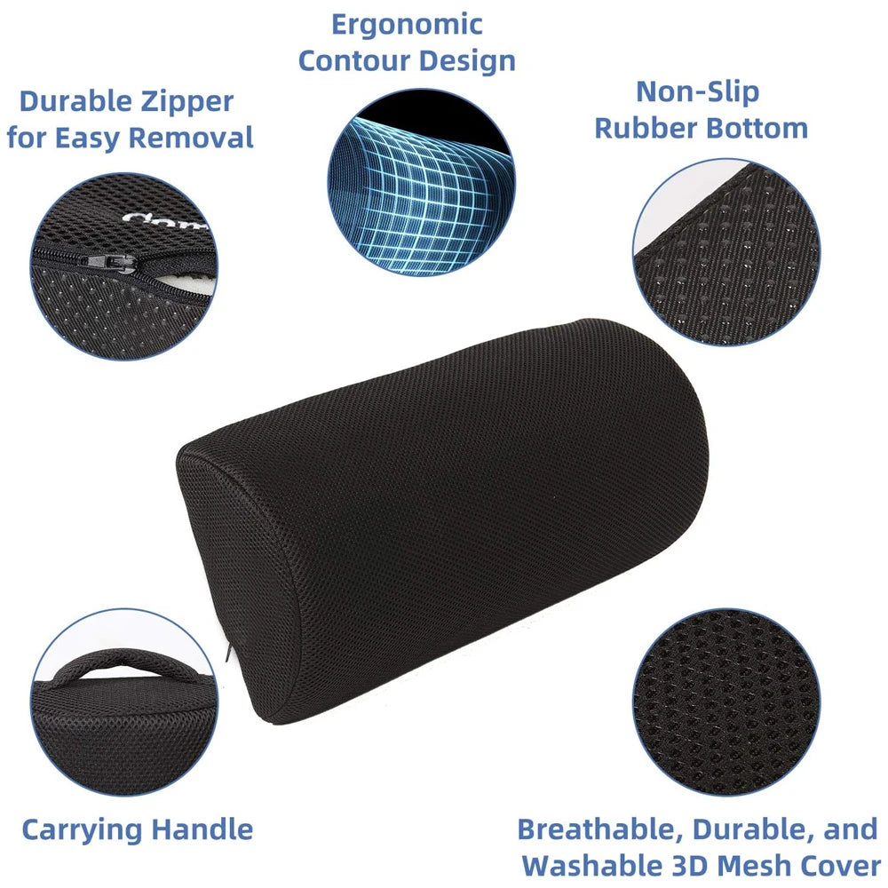 Zyvomart Ergonomic Foot Rest Cushion Pillow for Under Desk Office Chair Support